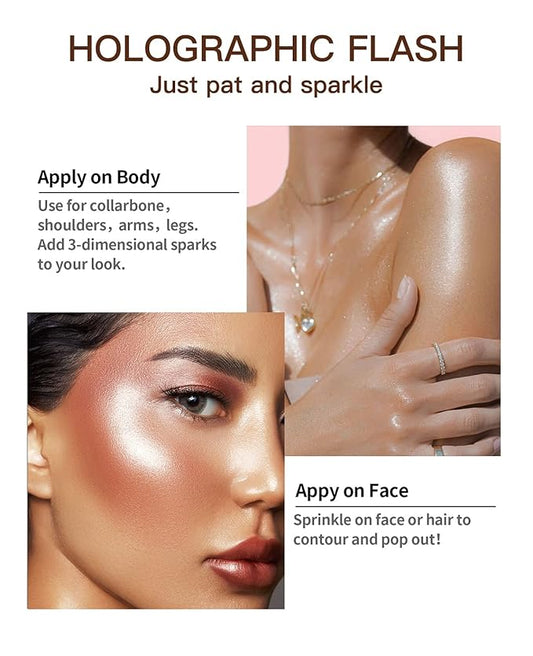 Fairy Highlight Puff Stick Highlight Patting Powder - (#old Brown) 03 G