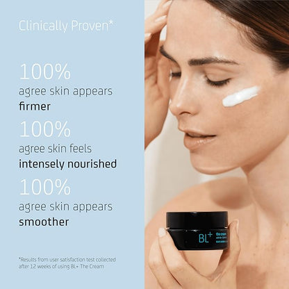 Blue Lagoon - BL+ The Cream Whipped Facial Moisturizer | Sustainable, Bioactive Luxury Skincare (Mini, 0.5 oz | 15 ml)