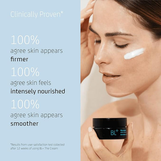 Blue Lagoon - BL+ The Cream Whipped Facial Moisturizer | Sustainable, Bioactive Luxury Skincare (Mini, 0.5 oz | 15 ml)