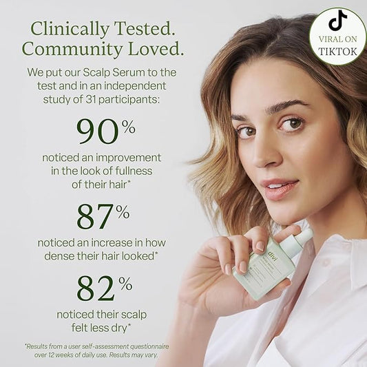 Divi Scalp Serum, Clinically Tested Hair Growth Formula, for Fuller and Thicker Hair - 30ml - 2 Pack
