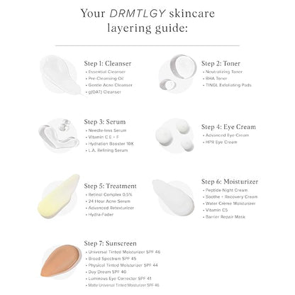 DRMTLGY BHA Clarifying Toner for Face – FSA/HSA Eligible Skin Care with 2% Salicylic Acid – Face Toner & Acne Treatment – Pore Reducing Skincare for Oily & Acne-Prone Skin (6.39 oz/189 ml)