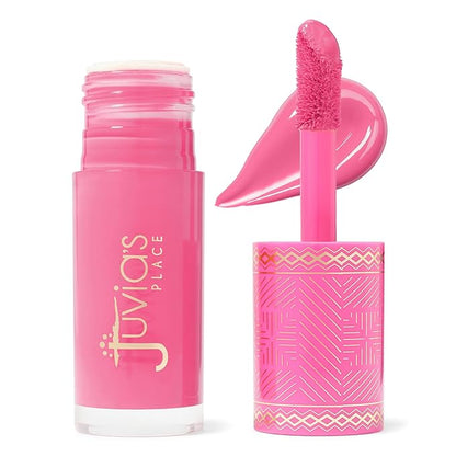 Juvia's Place Blushed Liquid Blush BarbieRose - Dewy Tint Cheeks Makeup Glow Pigment Effortless Beauty Long Lasting Cosmetics Soft Creamy Natural Buildable All Skin Color Light Flawless Finish Blend