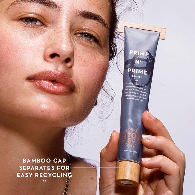 Glowing Skin Makeup Primer and Moisturizer - Vegan (Rose Gold)