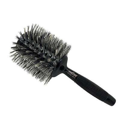 Phillips Brush Luxe Monster Vent 2 Professional Hair Brush (4.5” Diameter Barrel) – Black & Rose Gold Vented Hairbrush with Nylon Reinforced Boar Hair Bristles, Ergonomic Rubber Grip