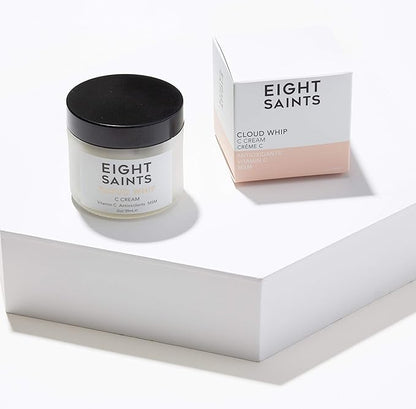 Eight Saints Skincare Cloud Whip Vitamin C Face Moisturizer Day Cream, Natural and Organic Face Cream For Women, Anti Aging Cream For Face To Reduce Fine Lines and Wrinkles, 2 Ounces