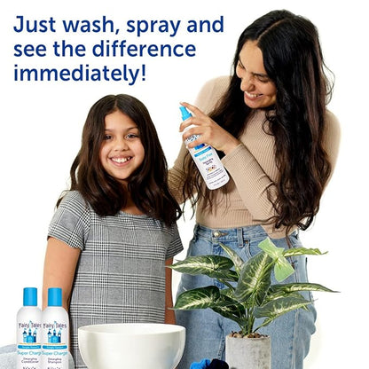 Fairy Tales Tangle Tamer Static Free Detangling Spray - Detangler Spray for Kids - Paraben Free, Sulfate Free, Gluten Free, Nut Free - 12 oz (2 pack)