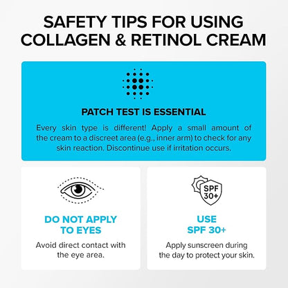 SimplyVital Collagen, Retinol & Hyaluronic Acid Cream - Anti-Aging Face Moisturizer for Face, Firming Skin Care Neck & Décolleté - Made in USA, Daily Moisturizer Face Cream Day & Night - 1.7 fl.oz.