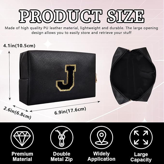 Personalized initial letter patch makeup