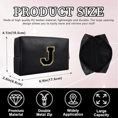 Personalized initial letter patch makeup