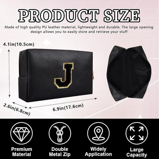 Personalized initial letter patch makeup
