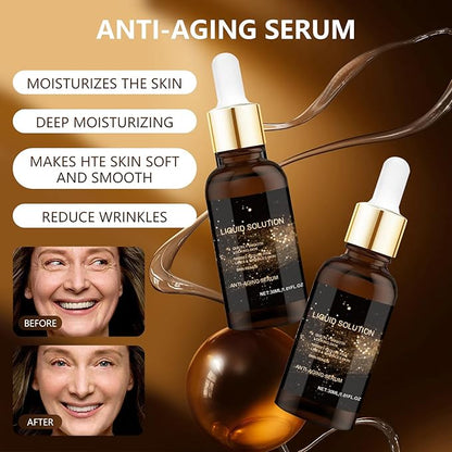 Olavita Face Serum,Antiaging Face Serum,Intensely Firms Skin,Reduce Fine Lines & Plump Skin (2PCS)