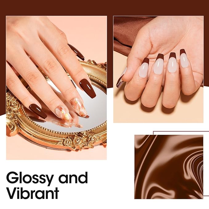 Gellen Brown Gel Nail Polish
