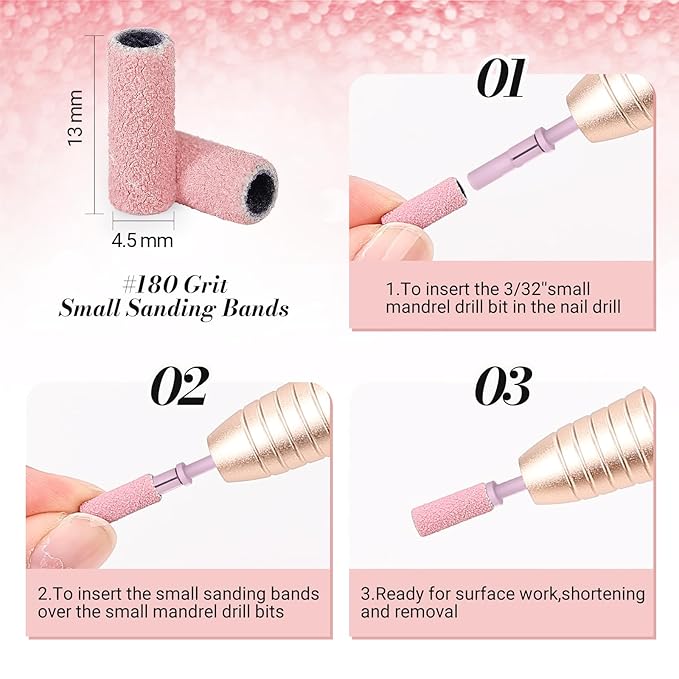 Melodysusie 50 pcs nail drill