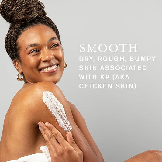 DERMAdoctor KP Bump Eraser Body Scrub and Lotion Kit Dermatologist Formulated Exfoliant | Keratosis Pilaris Treatment For Dry And Bumby Skin 10% AHAs + PHAs