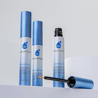 Advanced Eyelash Serum for Thicker, Longer Eyelashes and Eyebrows - Grow Luscious Lashes with Brow Enhancer (3mL)