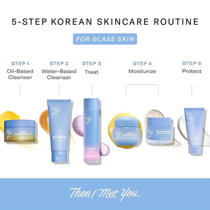 Then I Met You Renewing Rich Beauty Cream, Hydrating Face Moisturizer with Ginseng & Squalane, Vegan & Clean Skincare, 1.69 oz