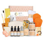 Fathers Day Gifts, Skin Care Set for Women & Men - Rosa Acca 28pcs Facial Kit at Home, Birthday Gifts Orange Vitamin C, Spa Gift Baskets for Women, Face Cream, Bath Oil, Mothers Day, Christmas, Dad