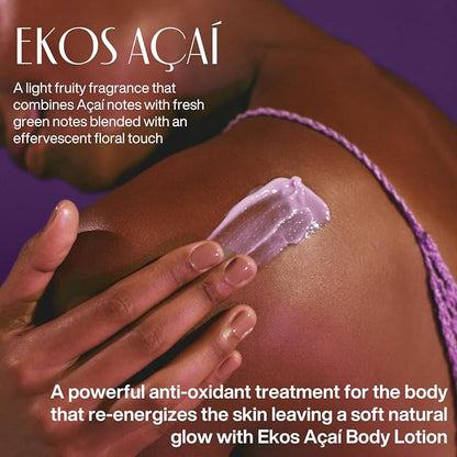 natura - Ekos Açaí Revitalizing Body Lotion Refill - Vegan Skin Care - 24 Hours of Soft Skin - Improves Skin Elasticity - Acai Oil - Brazilian Beauty Secrets - Body Care - 13.5 fl oz (400ml)