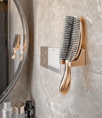 AJXX Scalp Massage Hairbrush - UNbrush Detangling Brush, Wet Hair Brush and Dry Hair Brush, with Super Soft Flexible Bristles for All Hair Types, Painless - Ergonomic Design for Men and Women (Gold)