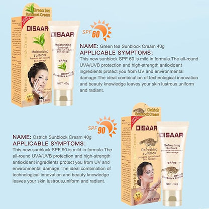 Sunblock Cream Refreshing Sunscreen Face