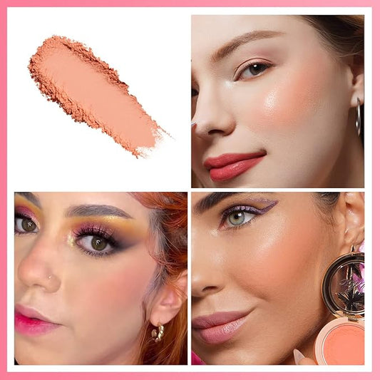 OULAC Blush Makeup Fair Skin| Highly Pigmented Powery 4.8g