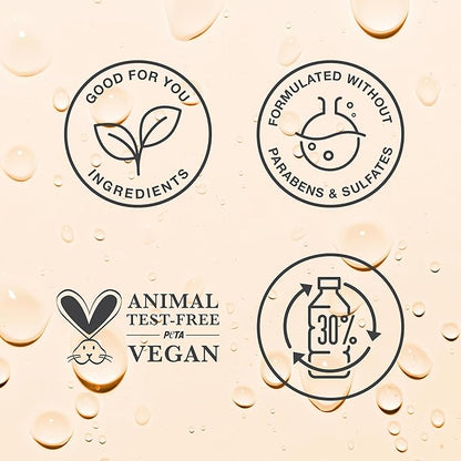 RAW SUGAR 6-Pack Liquid Hand Soap, Raw Coconut + Mango Simply Hand Wash, Moisturizing & Vibrant Aroma, Formulated without Parabens, Cruelty Free & Vegan - 16.9 Fl. Oz