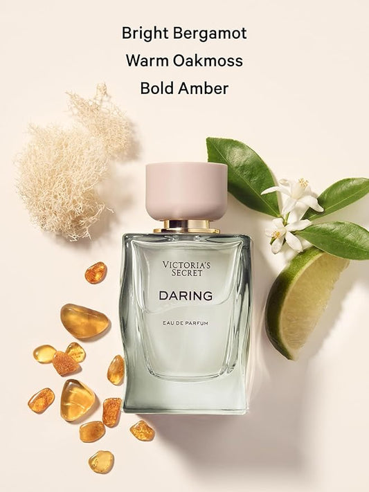 Victoria's Secret Daring Fragrance Mist, Notes of Bright Bergamot, Warm Oakmoss and Bold Amber, Body Spray for Women (8.4 oz)