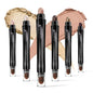 6PCS Cream Eyeshadow Stick Makeup Sets, Metallic And Matte Shimmer Eye Shadow Eye Brightener Stick Pencil Crayon, A10-Quartz Pink