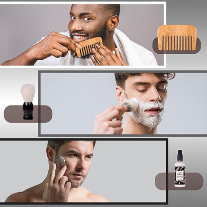 Valentines Day Gifts for Men Spa Gifts for Men, Charcoal Bath and Body Gift Set for Men, 10 Pcs Spa Kits Ideal Birthday, Christmas. Men's Relaxation Bath Baskets, Self Care Kit
