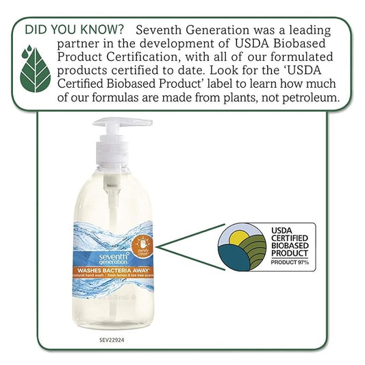 Lemon/Tea Tree Natural Hand Wash (Carton of 8)