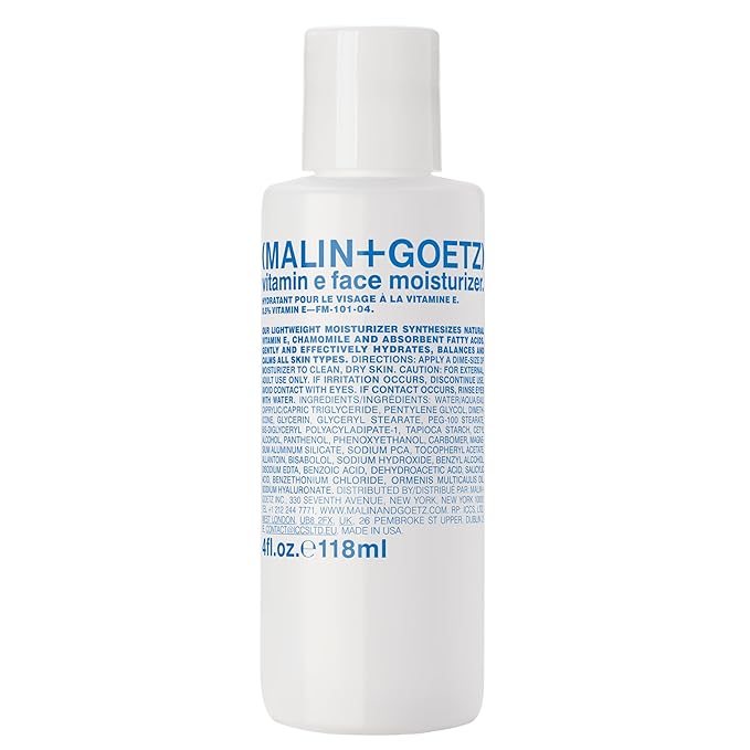 MALIN+GOETZ Vitamin E Face Moisturizer, 4.0 Ounce