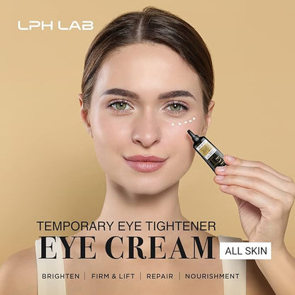 Temporary eye tightener eye cream,