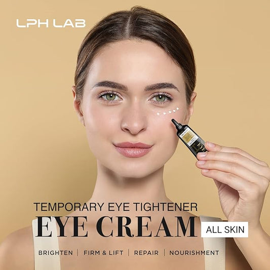 Temporary eye tightener eye cream,