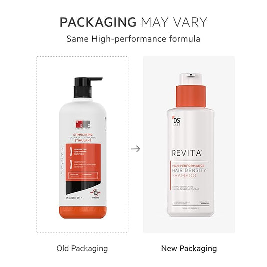 DS Labs Revita Shampoo – High-Performance Hair Density Shampoo, Volumizing & Thickening, Fuller, Healthier-Looking Hair, Sulfate & Silicone Free, For Men & Women, 925mL, Packaging May Vary