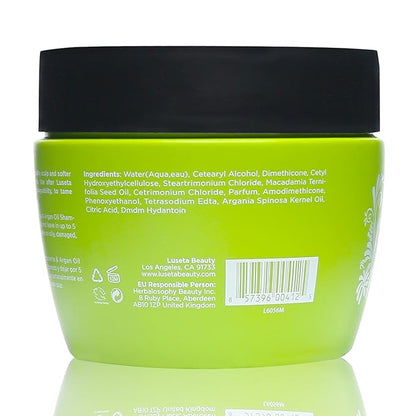 Luseta Macadamia Oil Hair Mask Deep Repair Hair Treatment Rejuvenating & Miosturizing for Normal and Dry Hair Intensive Care Conditioner16.9 oz