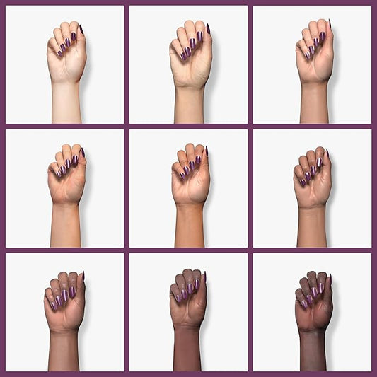 essie gel couture long-lasting nail polish, vegan, deep plum, Museum Muse