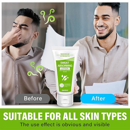 Face Antiperspirant, Face Sweat Blocker, Face No Sweat Lotion, Oily Skin Control, Anti Sweat for Men & Women, 60ml