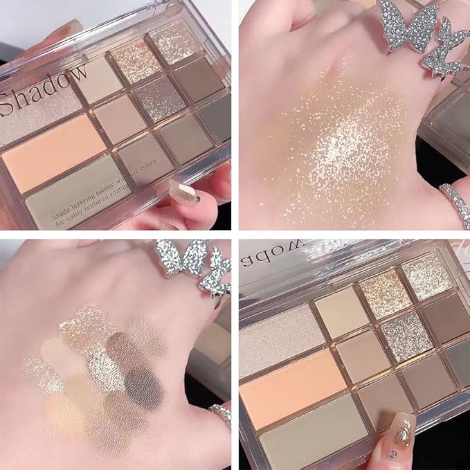 12 Girds Colorful Matte Shimmer Eyeshadow Palette