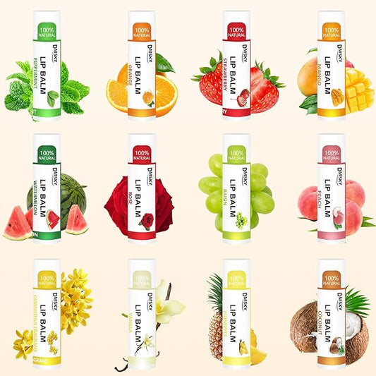DMSKY 108 Pack Lip Balm, Natural