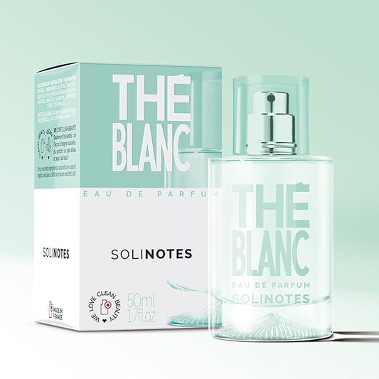SOLINOTES White Tea Perfume for Women - Eau De Parfum | Delicate Floral and Soothing Scent - Made in France - Vegan - 1.7 fl.oz