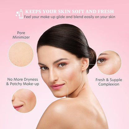 Dermacol - Satin Makeup Base, Matte Face Primer No Preservatives, 10 mL