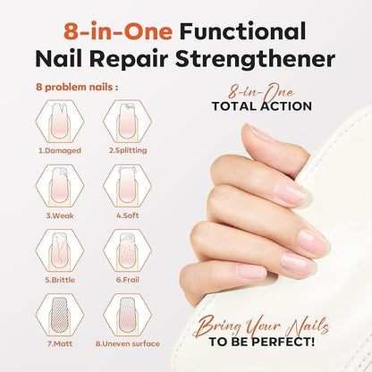 modelones Nail Strengthener, 8-in-One Nail