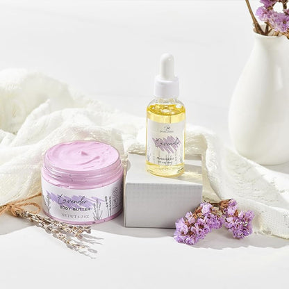 Birthday Gifts for Mom Mothers Day Gifts Women Spa Lavender Bath Gift Baskets Relaxing Self Care for Best Mother Wife Home Bath Kit Care Package Gift Ideas Thank You mom from Daughter Son