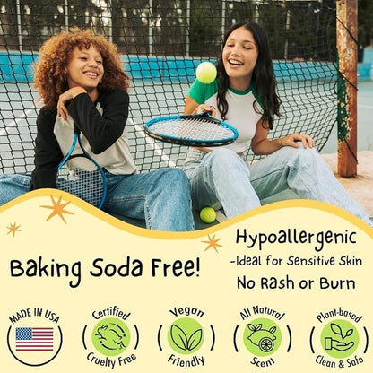 MONA BRANDS 100% Natural Deodorant for Kids | For Girls & Boys | Sensitive Skin | No Baking Soda | No Aluminum | Vegan, Non-GMO, Gluten and Cruelty free (VANILLA SPICE 1.76 Oz)