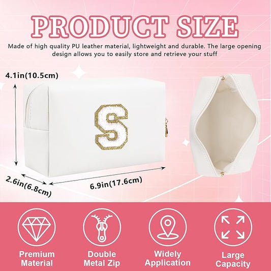 Personalized initial letter patch makeup