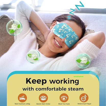 16-pack steam eye masks for