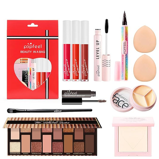 All-in-one Holiday Makeup Gift Set | Full Makeup