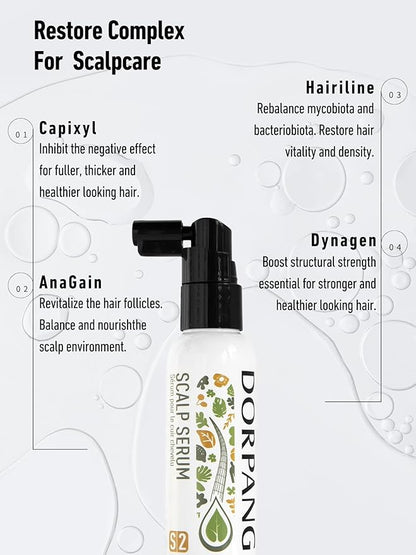 S2 Scalp Serum - Promotes Healthy Scalp, Thicker and Fuller-Looking Hair, Nourishes and Balances Scalp Environment, Vegan and Non-Greasy - 2 fl oz