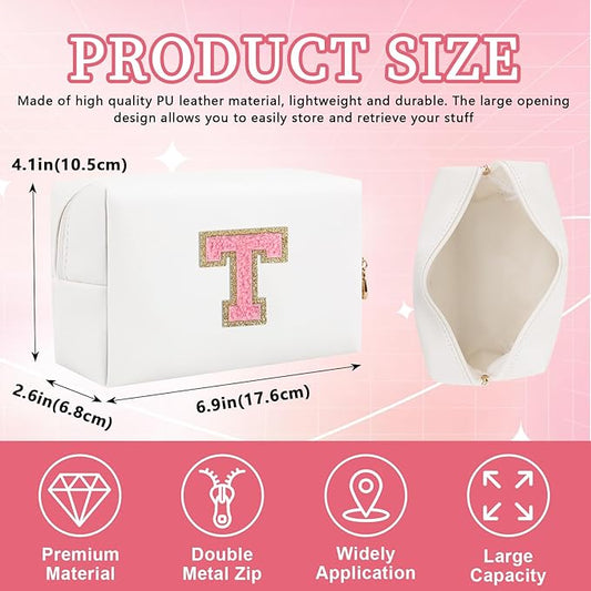 Personalized initial letter patch makeup