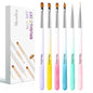 MelodySusie Nail Art Brushes Set,6pcs